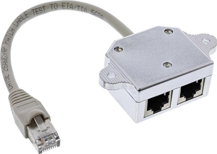 Image du produit InLine Cat.5e / ISDN T-Adapter (Port-Doppler) RJ45 ST à 2x RJ45 BU