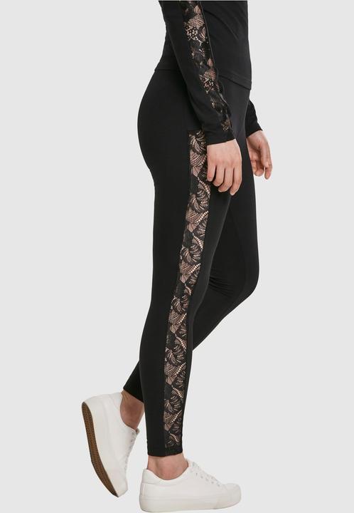Actual product image Urban Classics Ladies Lace Striped Leggings (XL)