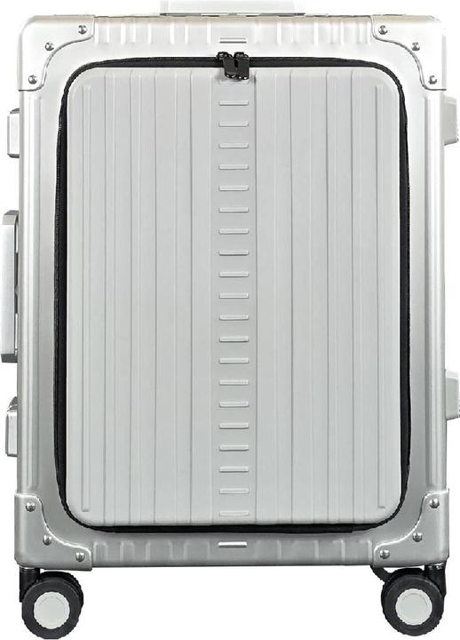 Actual product image Aleon 21" International Carry-On mit Front Flap, Platinum (40 l, Hand luggage (up to 50 litres))