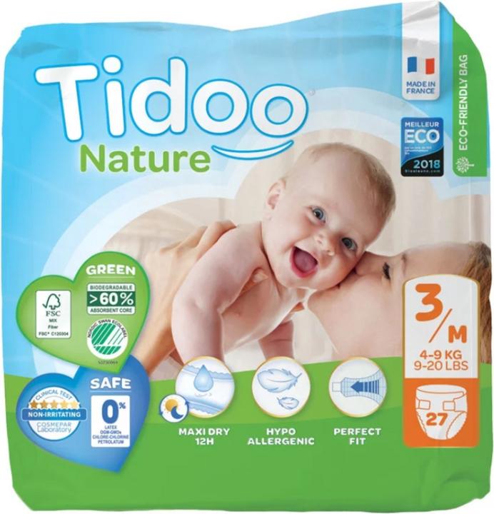 Actual product image Tidoo Nature (Size 3, Pack, 27 Piece)