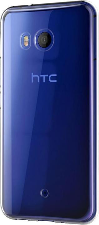 Actual product image König Design HTC U11 Sleeve Transparent Silicone Case Clear Mobile Phone Cover (HTC U11)
