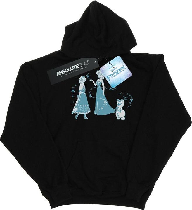 Actual product image Disney Womens/Ladies Frozen Magic Snowflakes Hoodie (L)