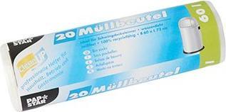 Starpak Mlleimerbeutel HDPE, 60 Liter, weiá (20 x, 60 l)