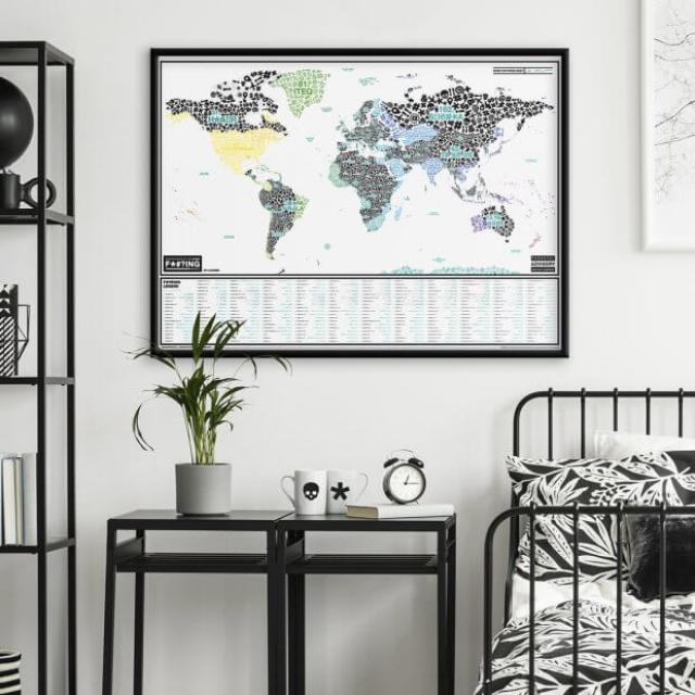 Produktbild Luckies Scratch Map of the F#?ing world (82 x 58 cm)