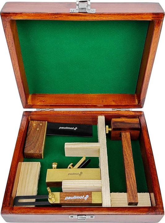 Immagine prodotto Paulimot Mini-Holzbearbeitungs-Set, 4-teilig, Rosenholz (13 mm)