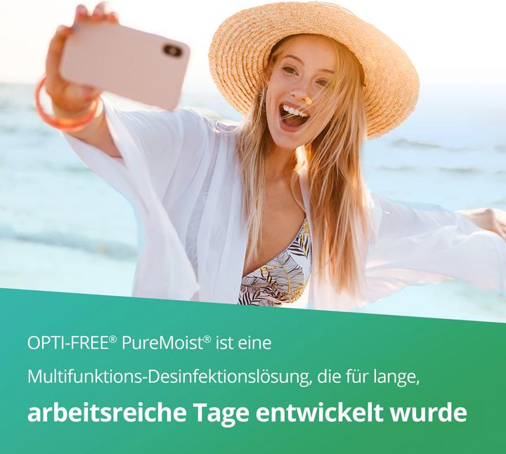 Immagine prodotto Opti Free PureMoist, soluzione per lenti a contatto, 90 ml (Tutto in Uno soluzione, 90 ml)