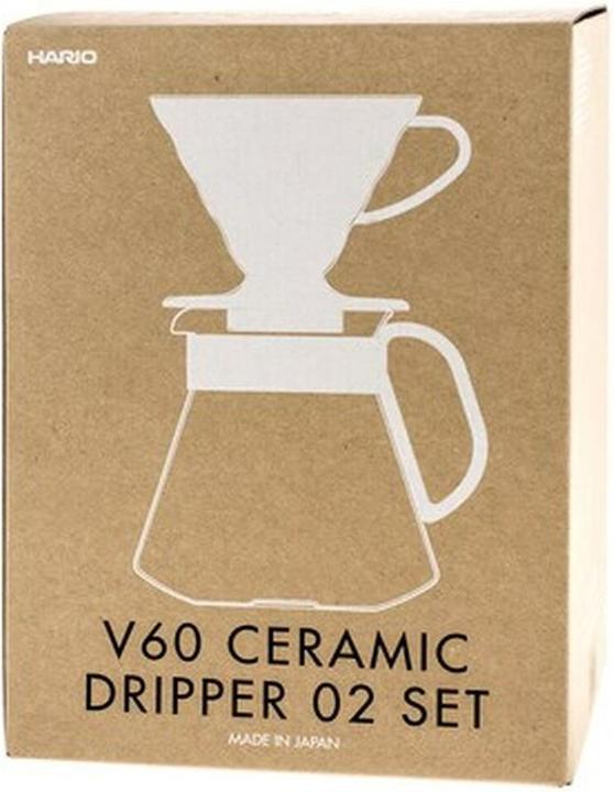 Image du produit Hario V60 Dripper & Pot Blanc (0.60 l)