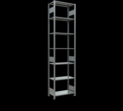 Immagine prodotto Schulte Lagertechnik Sistema di scaffalature di base senza viti MULTIplus150 con ripiani di lunghezza