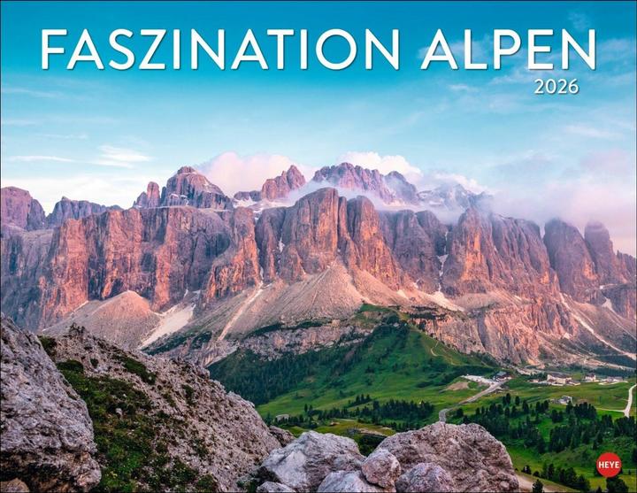 Produktbild Faszination Alpen Posterkalender 2026 (Harter Einband, Deutsch)
