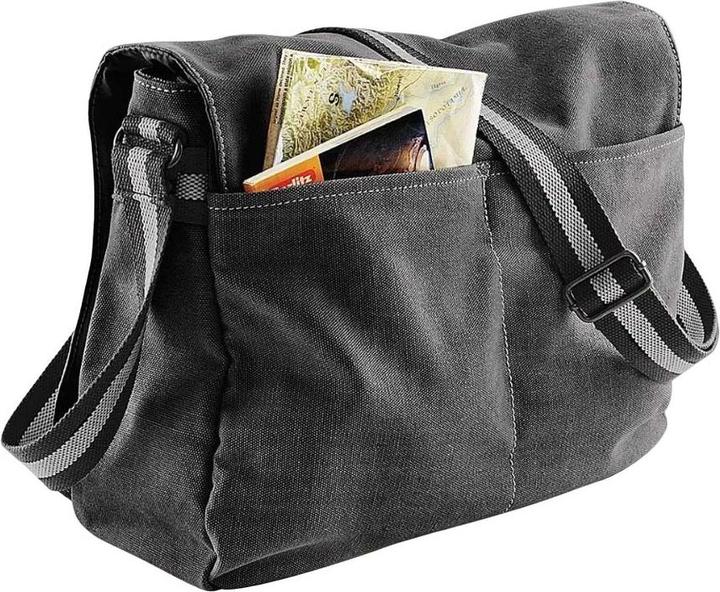 Immagine prodotto Quadral Borsa di tela vintage a tracolla 14 l (confezione da 2)