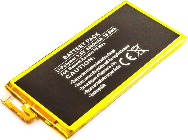 Image du produit AGI Batterie compatible avec Huawei Ascend P8 Max - Batterie - 4.360 mAh