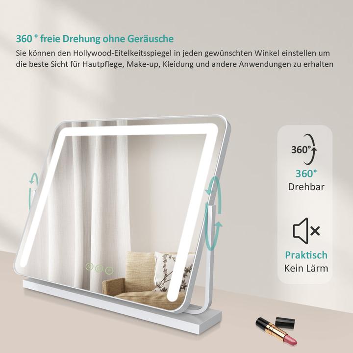 Actual product image Emke Kosmetikspiegel mit Beleuchtung