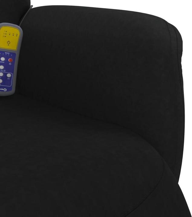 Image du produit VidaXL Fauteuil de massage avec repose-pieds Noir velours,couleur