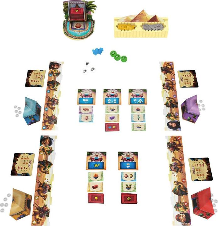 Produktbild Asmodée PRGD0002 - Camel Up Gut gepackt, Brettspiel, für 3-5 Spieler ab 8 Jahren (DE-Ausgabe) (Deutsch)