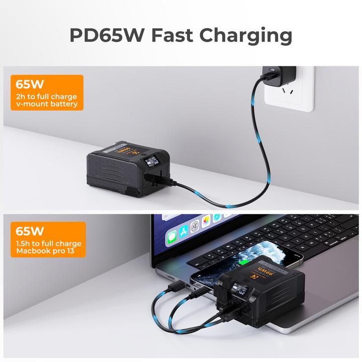 Produktbild K&F Concept MINI V-Lock 6700mAh 99Wh Camera Battery