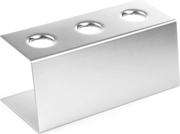 Actual product image Hendi Ice cream cone stand stainless steel holes