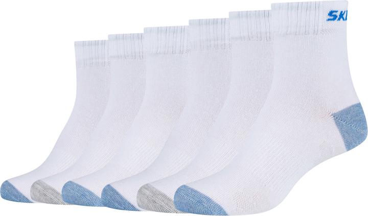 Skechers Boys Mesh Ventilation Socken 6p (6er Pack, 27, 30)
