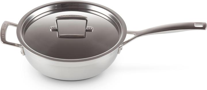 Immagine prodotto Le Creuset Padella Sauté (24 cm, Padella per friggere, Acciaio inossidabile)