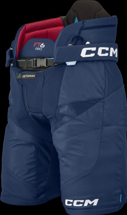 Image du produit CCM Pantalon de hockey JetSpeed FT6 PRO SR (XL, bleu foncé) (XL)