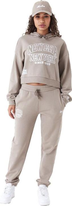 Immagine prodotto New Era Felpa con cappuccio in pile da donna marrone cenere (L)