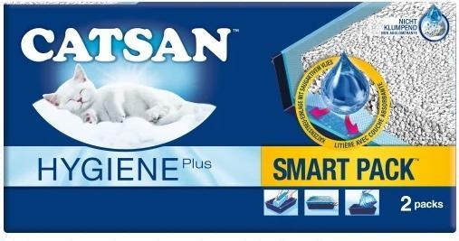 Image du produit Catsan Hygiene Plus Smart Pack™ (Ne s'agglomère pas, Biodégradable, Neutralisant, 3.90 kg)