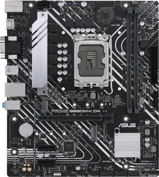 Produktbild ASUS Mainboard||Intel B660|LGA1700|MicroATX|Speicher DDR4 (LGA 1700, Intel B660, mATX)
