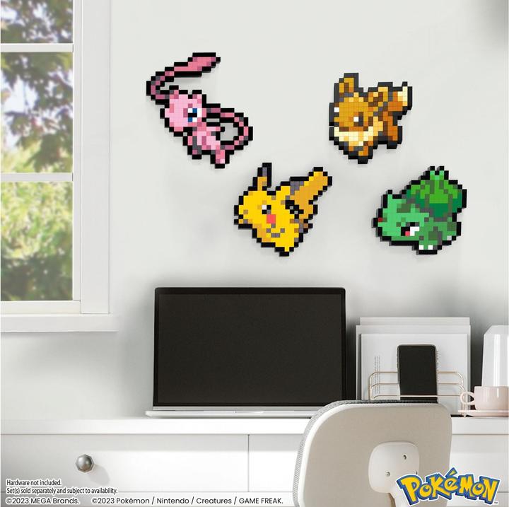Actual product image MEGA Pokémon Evoli Pixel Art