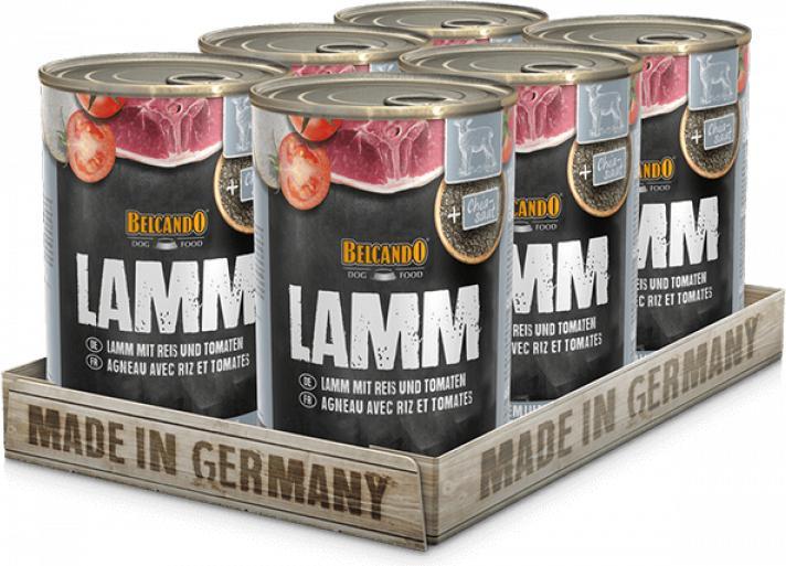 Produktbild Belcando Super Premium Lamm mit Reis & Tomate (Adult, 12 Stk., 800 g)