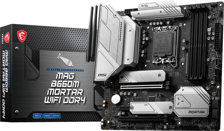 MSI Mag B660M Mortar Wifi (LGA 1700, Intel B660, mATX)