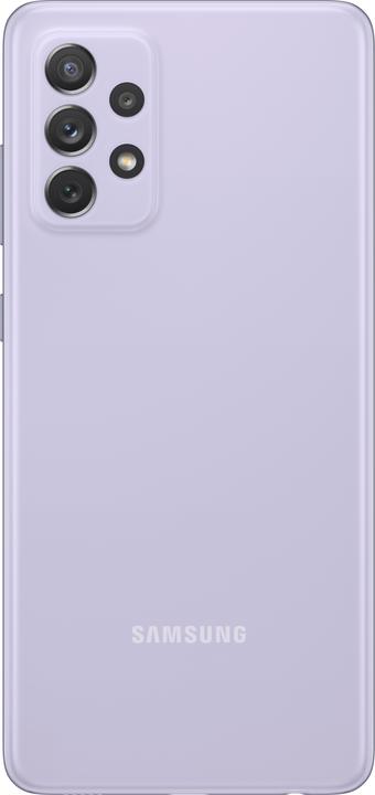 Produktbild Samsung Galaxy A72 (128 GB, Lavender, 6.70", Hybrid Dual SIM, 64 Mpx, 4G)