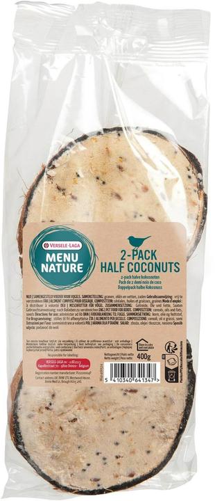 Versele Laga Menu Nature confezione doppia mezza noce di cocco (1 x, 0.40 kg)