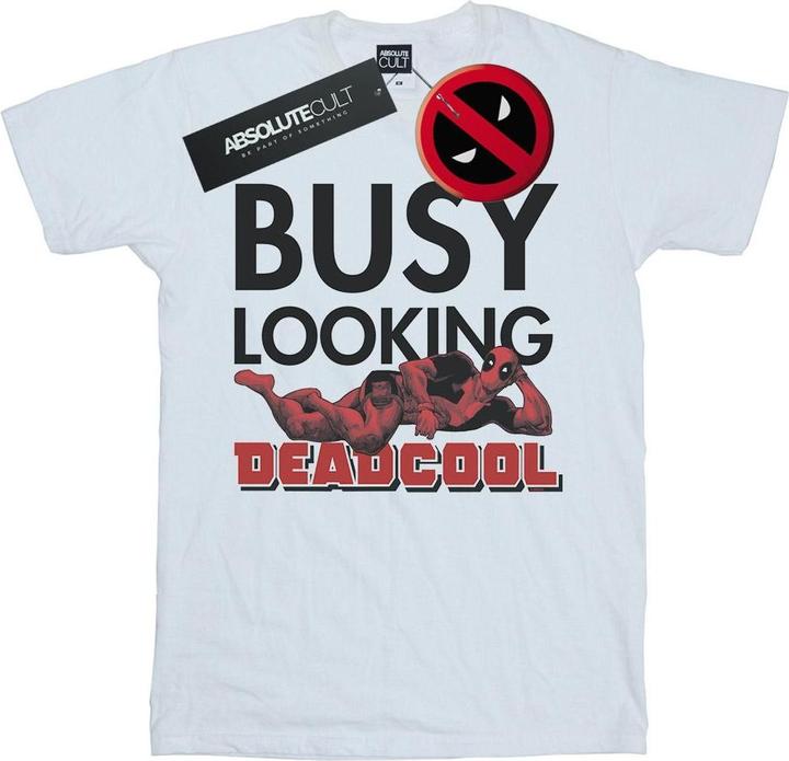 Image du produit - T-shirt DEADPOOL BUSY LOOKING DEADCOOL - Homme (S)