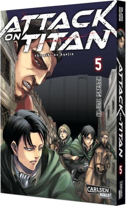Produktbild Attack on Titan, Band 5 (Deutsch, Hajime Isayama, 2014)