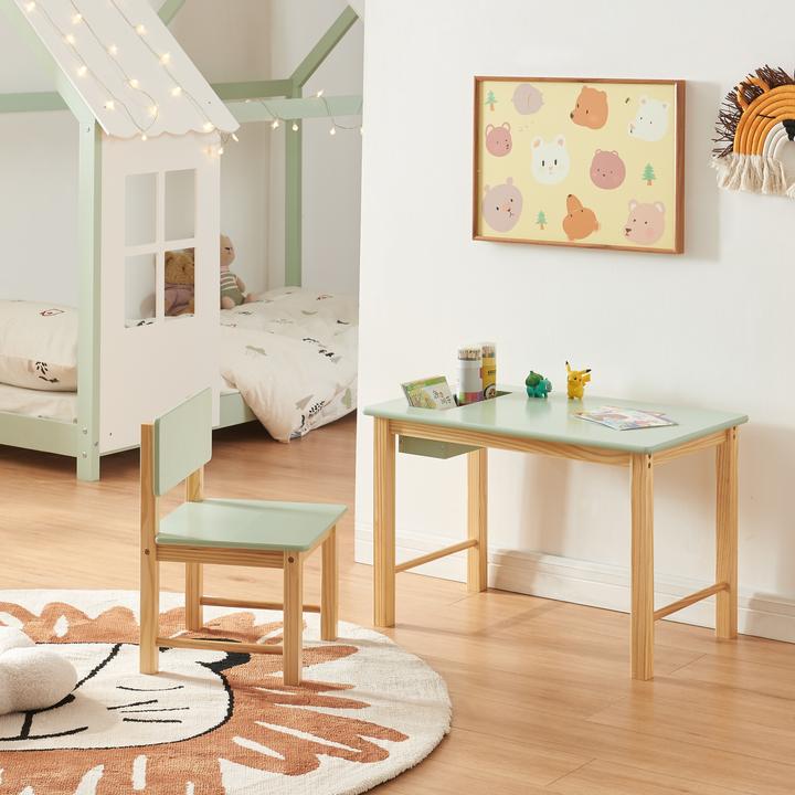 Image du produit En.Casa Brønnøy (Chaise haute, Table des enfants)