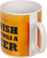 Produktbild Magni Kaffeetasse XL I Wish this was a beer 13x11cm (850 ml, 1 x)