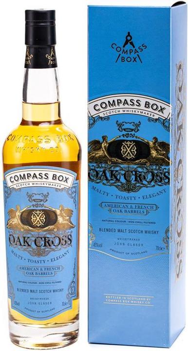 Immagine prodotto Compass Box Croce di quercia (Miscelato Whisky, 1 x 75 cl)