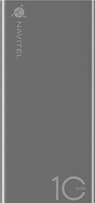 Immagine prodotto Devia Powerbanka Navitel PWR10 AL stÅ™brná (10000 mAh, 22.50 W, 22.50 Wh)