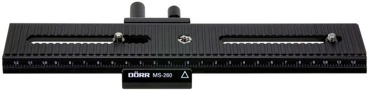 Produktbild Dörr Makro-Einstellschlitten MS-260 (Stativ Schnellwechselplatte)