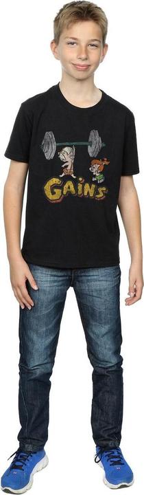 Actual product image The Flintstones Boys Bam Bam Gains Distressed T-Shirt (116)