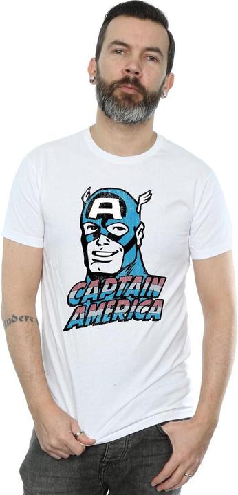 Produktbild Captain America Distressed TShirt (XL)
