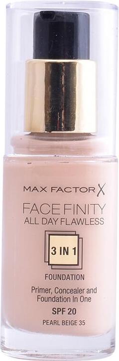 Actual product image Max Factor FACEFINITY ALL DAY FLAWLESS 3 IN 1 foundation #35-pearl (Pearl Beige)