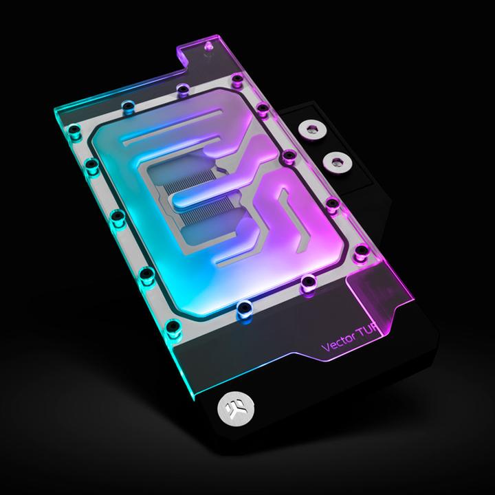 Actual product image EKWB EK Quantum Vector TUF RTX 3070 D-RGB - Nickel + Acrylic