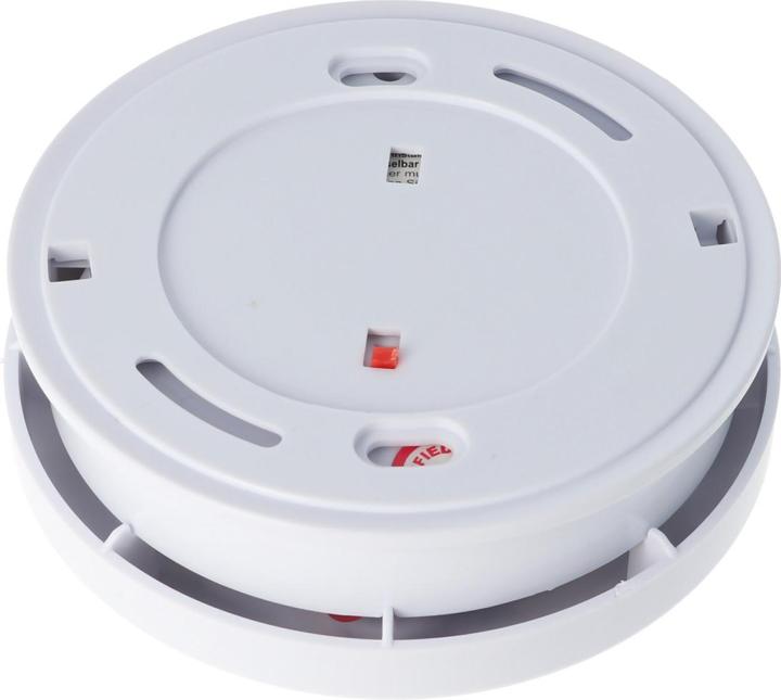 Actual product image Heitech Smoke detector Long life incl. lithium battery 85dB