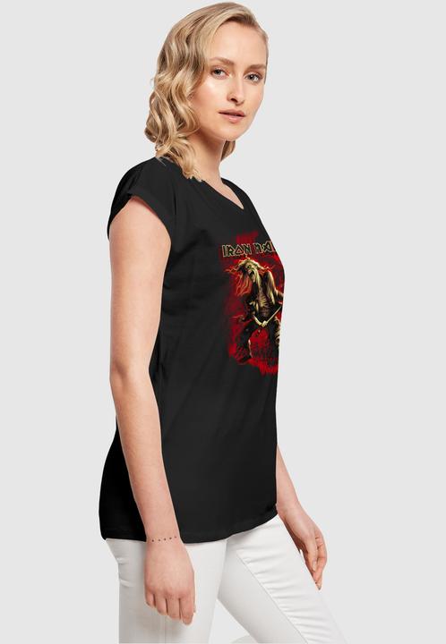 Actual product image Merchcode Ladies Iron Maiden - Breeg Extended Shoulder Tee - 114343 (XS)