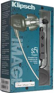 Actual product image Klipsch Image S5i Rugged In-Ear Headset Grey