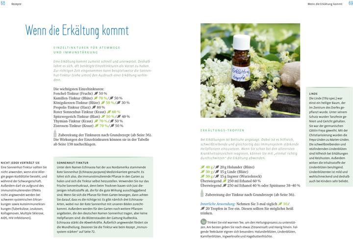 Valeurs nutritives et ingrédients Heilpflanzen-Tinkturen (Allemand, Rudi Beiser, Helga Ell-Beiser, 2022)