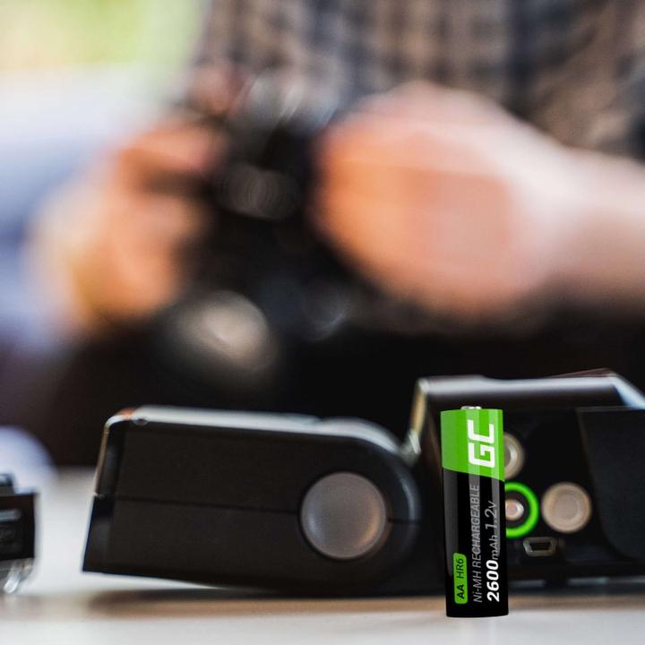 Productafbeelding GreenCell Oplaadbare batterij - 1,2 V (4 Pcs., AA, 2600 mAh)