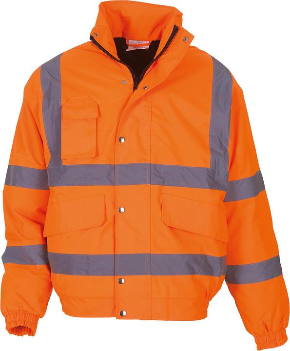 Actual product image Yoko Unisex Adult Classic Hi-Vis Safety Bomber Jacket (3XL)