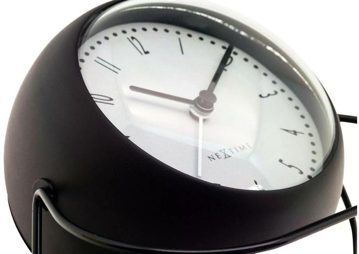 Produktbild Nextime Klassischer Wecker Bubble Schwarz, Funktionen: Alarm