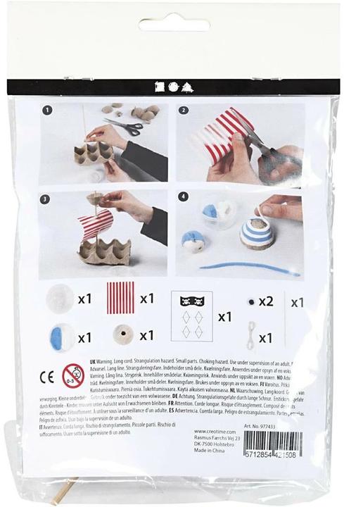 Immagine prodotto Creativ Company Craft set mini nave pirata 7 pezzi